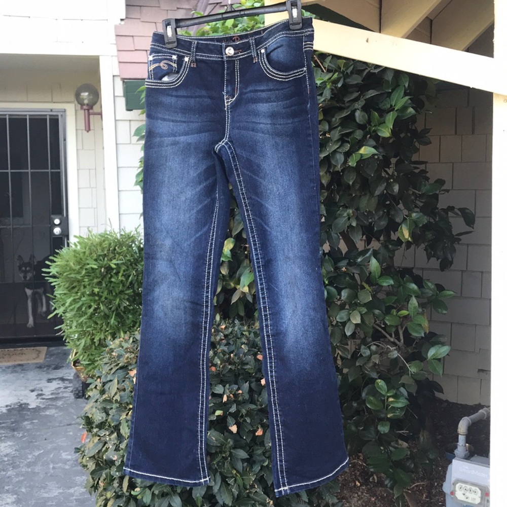 Girls Justice Simply Low Skinny Boot Jeans